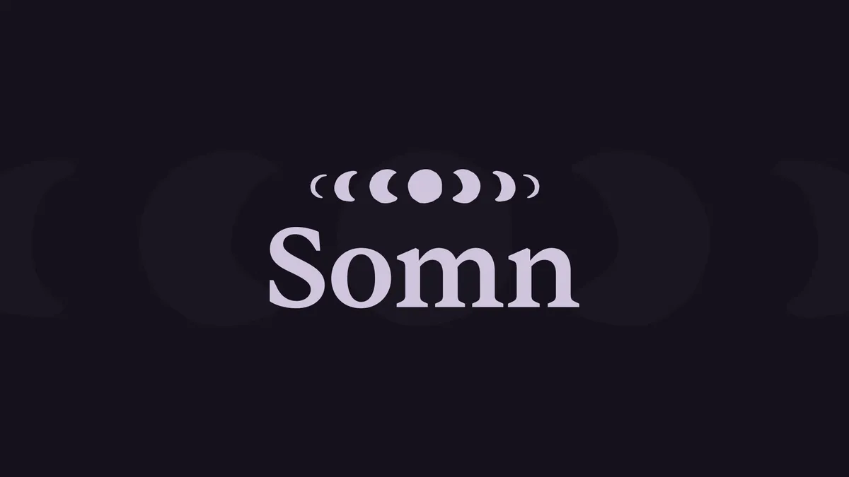 somn — brand identity, web/app design