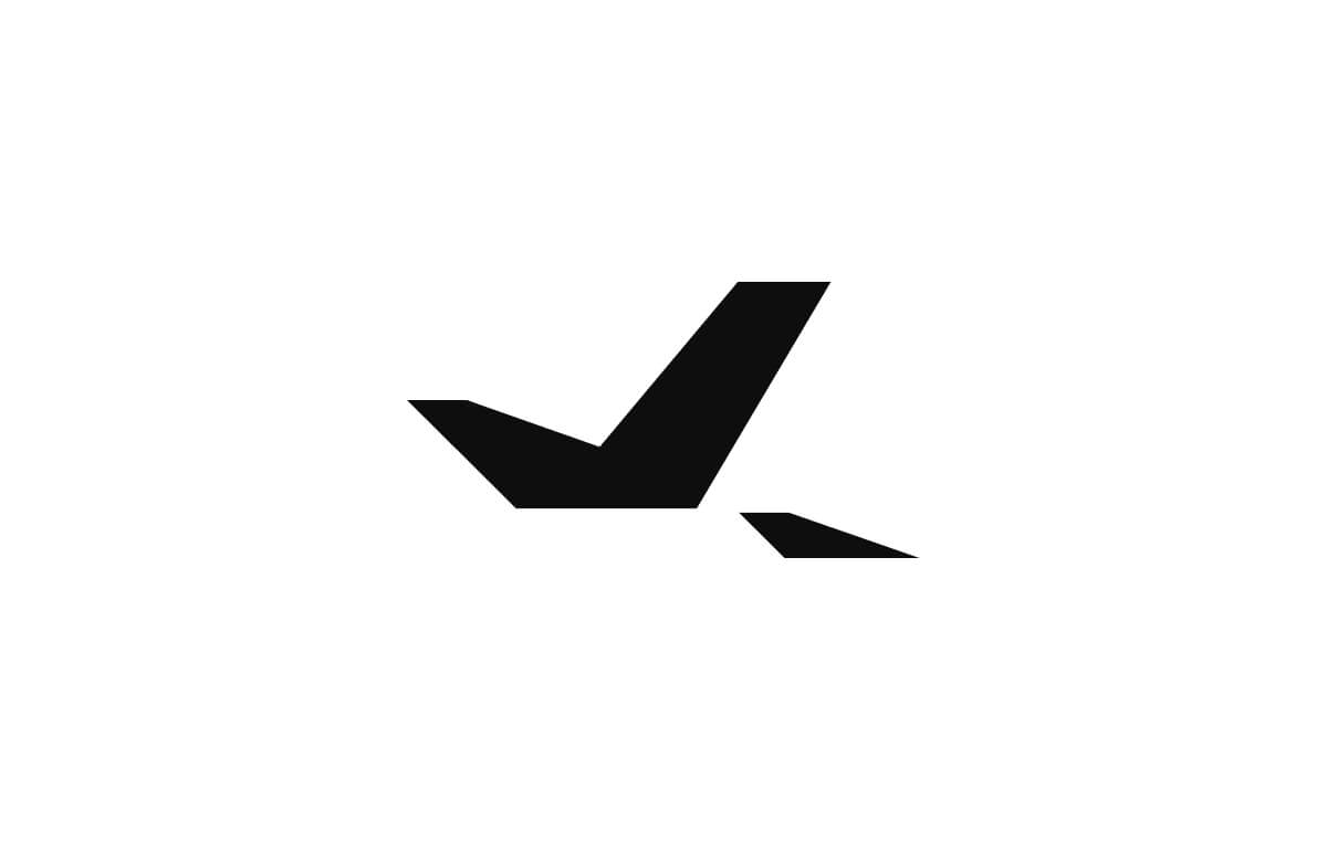 V + Bird Mark logo